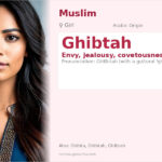 Ghibtah Name Meaning and Details