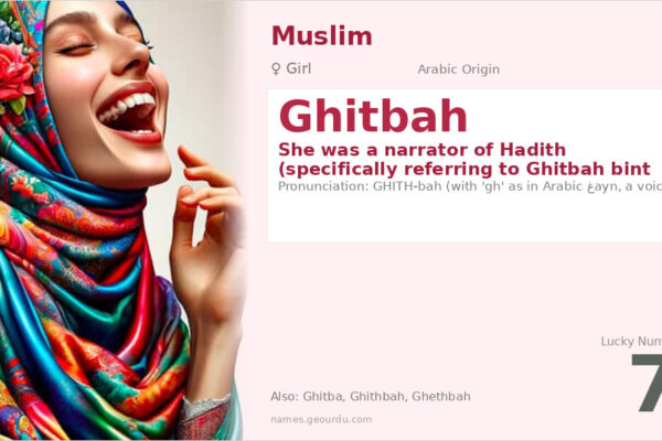 Ghitbah Name Meaning — Arabic Origin, Girl Name & Historical Significance (2025)