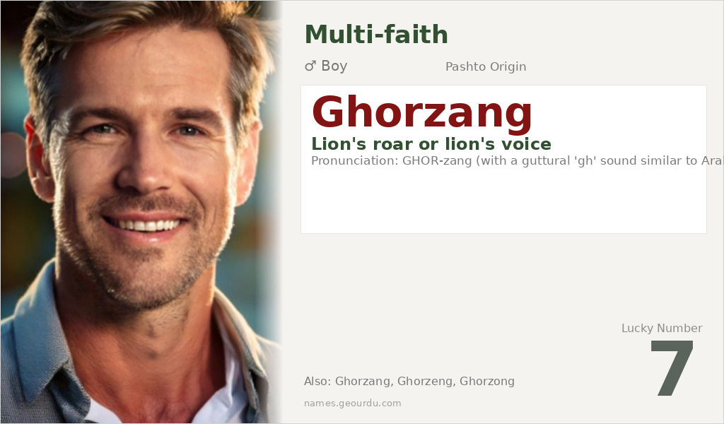 Ghorzang Name Meaning and Details