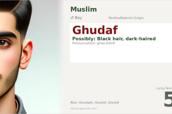 Ghudaf Name Meaning — Origin, Gender & Details (2025)