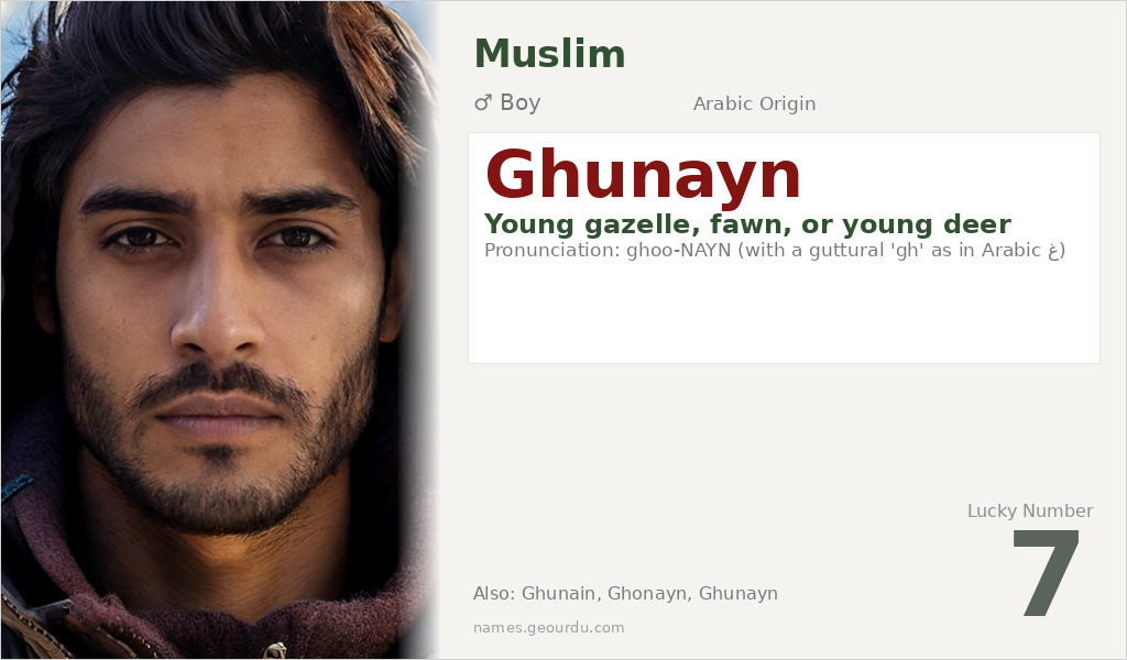 Ghunayn Name Meaning and Details