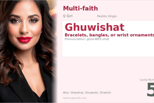 Ghuwishat Name Meaning — Pashto Origin, Girl Name & Cultural Significance (2025)
