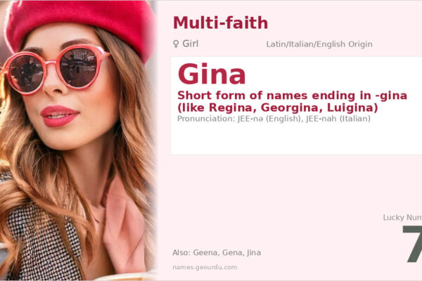 Gina Name Meaning — Origin, Gender & Details (2025)