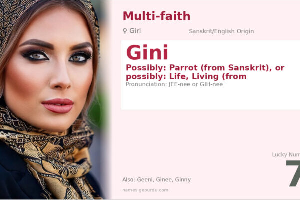 Gini Name Meaning — Origin, Gender & Details (2025)