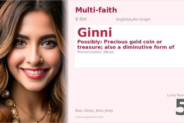 Ginni Name Meaning — Origin, Gender & Details (2025)
