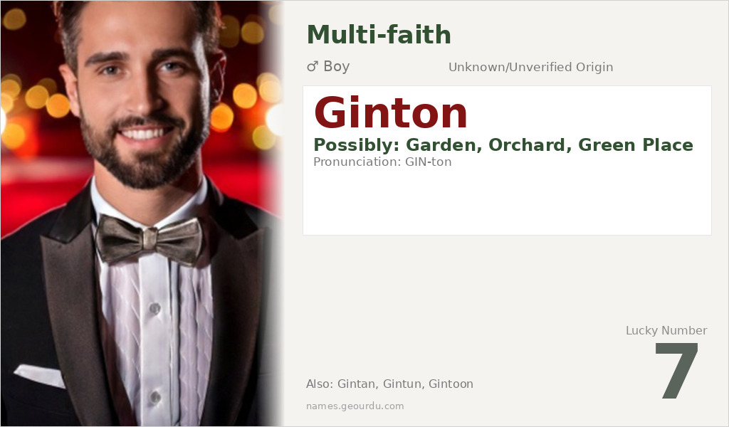 Ginton Name Meaning and Details