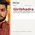 Giribhadra Name Meaning and Details
