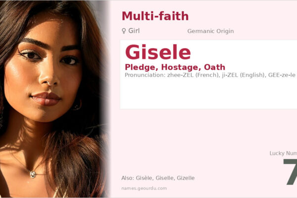 Gisele Name Meaning — Germanic Origin, Girl Name & Details (2025)
