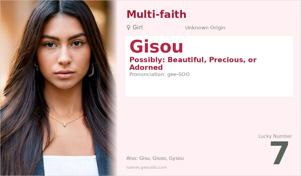 Gisou Name Meaning and Details