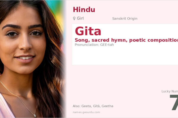 Gita Name Meaning — Sanskrit Origin, Girl Name & Details (2025)