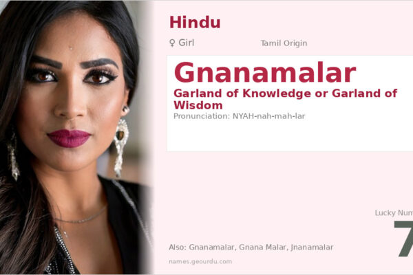 Gnanamalar Name Meaning — Tamil Origin, Girl Name & Spiritual Significance (2025)