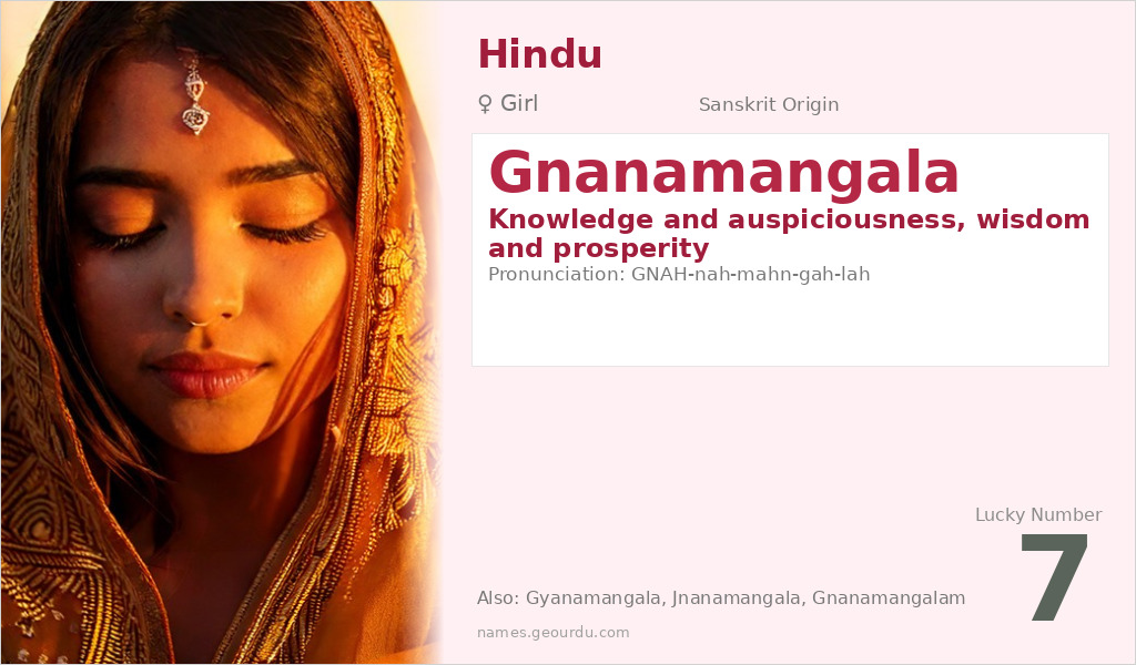 Gnanamangala Name Meaning and Details