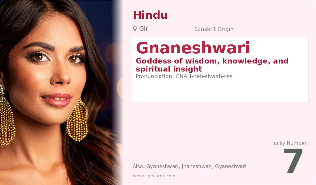 Gnaneshwari Name Meaning and Details
