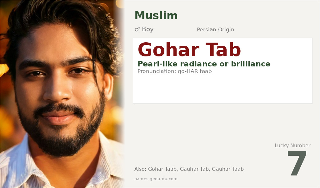 Gohar Tab Name Meaning and Details