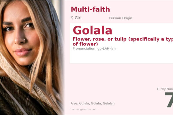 Golala Name Meaning — Persian Origin, Girl’s Name & Cultural Significance (2025)