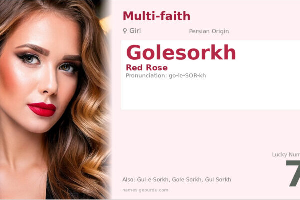 Golesorkh Meaning — Persian Origin, Girl Name & Details (2025)