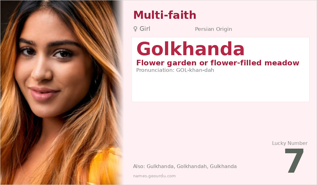 Golkhanda Name Meaning and Details