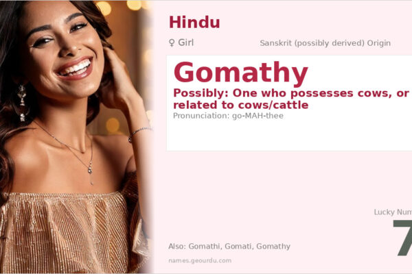 Gomathy Name Meaning — Origin, Gender & Details (2025)
