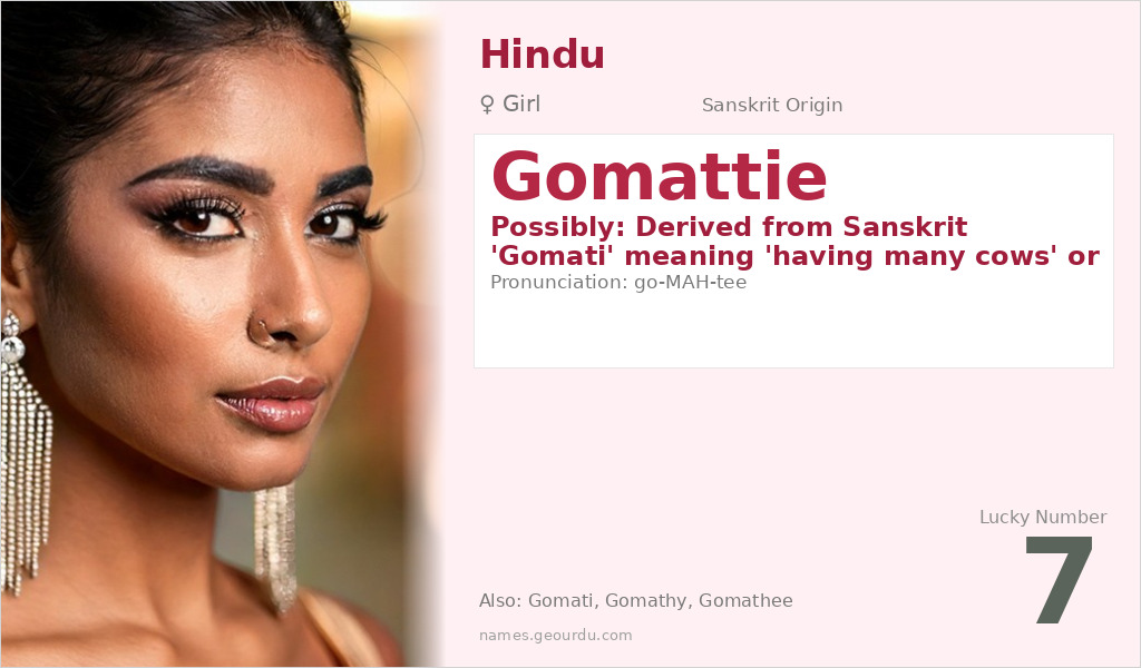 Gomattie Name Meaning and Details