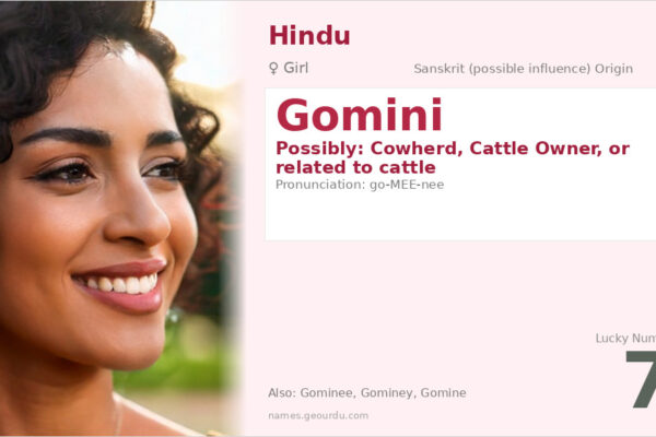 Gomini Name Meaning — Origin, Gender & Details (2025)