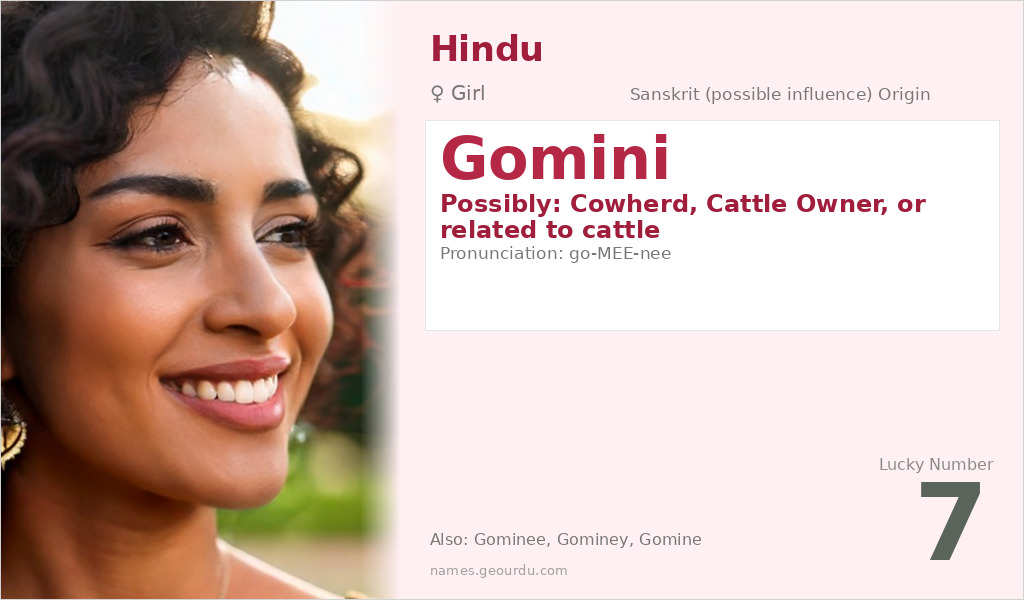 Gomini Name Meaning and Details