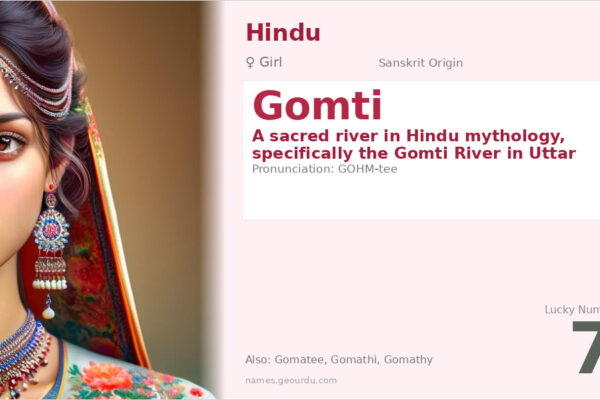 Gomti Name Meaning — Sanskrit Origin, Hindu Girl Name & Details (2025)