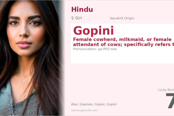 Gopini Name Meaning — Sanskrit Origin, Hindu Girl Name & Details (2025)