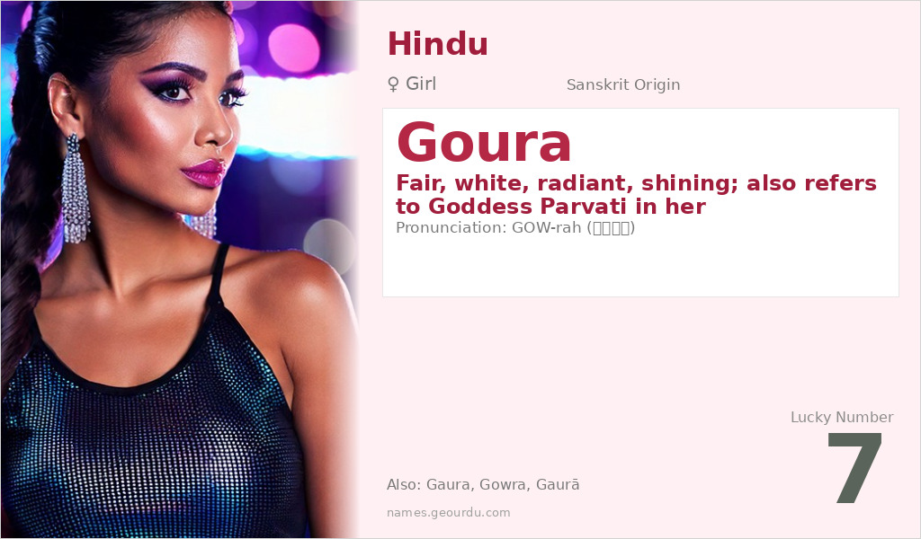 Goura Name Meaning and Details
