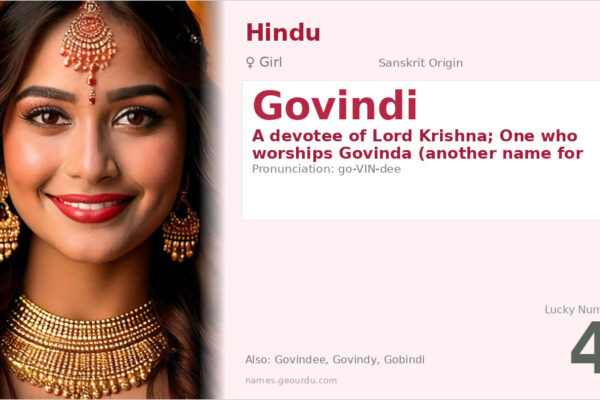 Govindi Name Meaning — Sanskrit Origin, Hindu Girl Name & Details (2025)