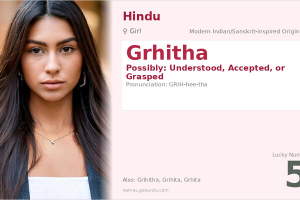 Grhitha Name Meaning — Origin, Gender & Details (2025)