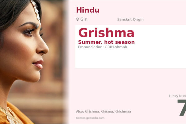 Grishma Name Meaning — Sanskrit Origin, Girl Name & Details (2025)