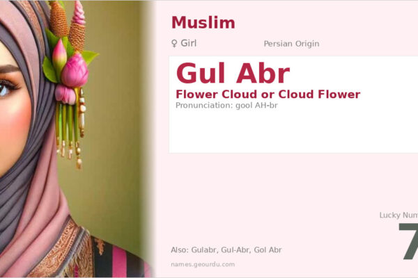 Gul Abr Meaning — Persian Origin, Girl Name & Details (2025)