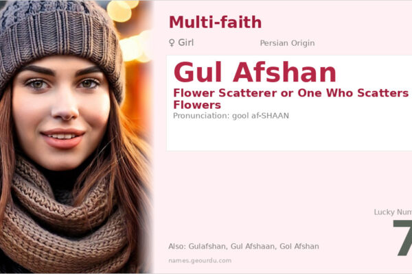 Gul Afshan Name Meaning — Persian Origin, Girl Name & Details (2025)