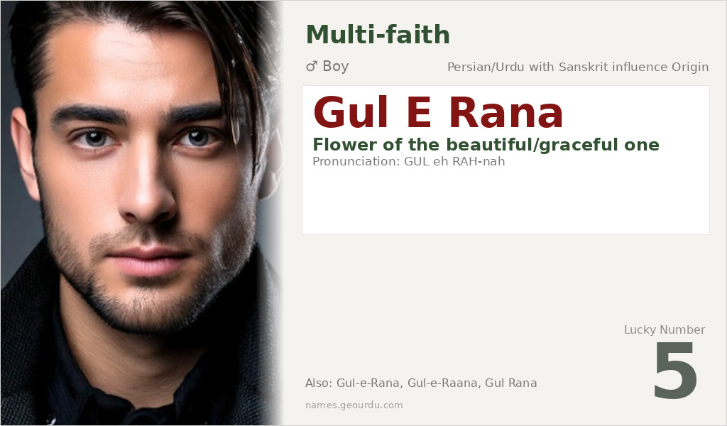 Gul E Rana Name Meaning and Details
