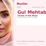 Gul Mehtab Name Meaning and Details