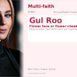 Gul Roo Name Meaning and Details