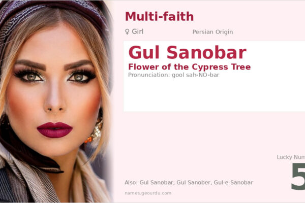 Gul Sanobar Meaning — Persian Origin, Girl Name & Details (2025)