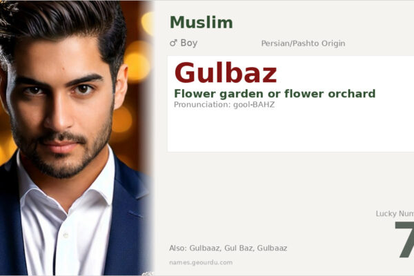 Gulbaz Name Meaning — Persian/Pashto Origin, Boy Name & Details (2025)
