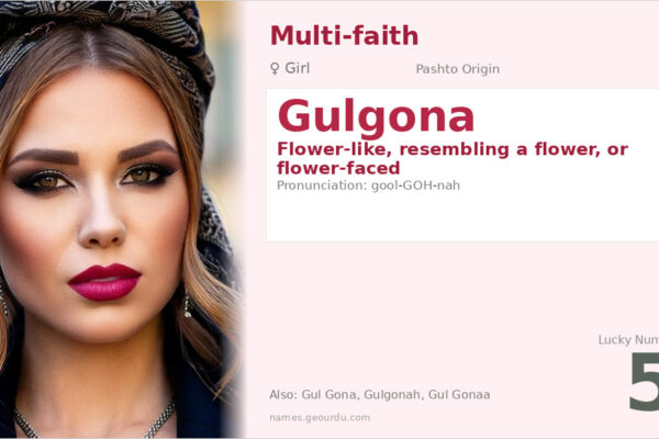 Gulgona Name Meaning — Origin, Gender & Details (2025)