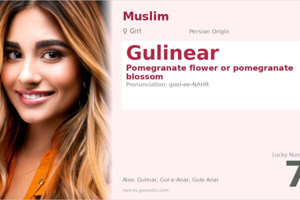Gulinear Meaning — Persian Origin, Girl Name & Details (2025)