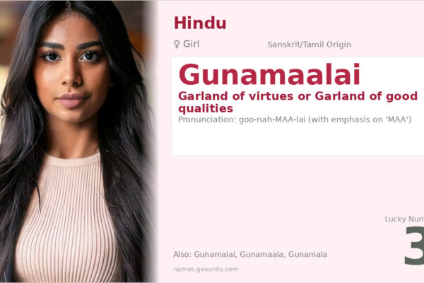 Gunamaalai Meaning — Sanskrit Origin, Girl Name & Details (2025)