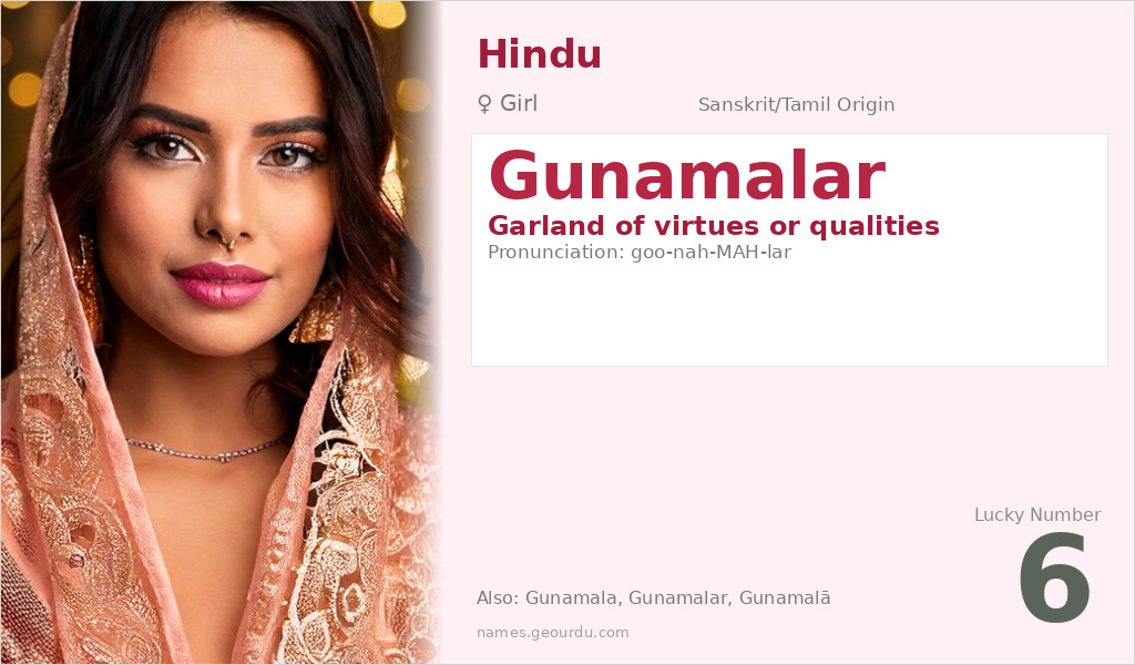 Gunamalar Name Meaning and Details