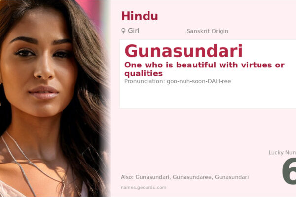 Gunasundari Name Meaning — Sanskrit Origin, Hindu Girl Name & Details (2025)