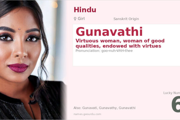 Gunavathi Meaning — Sanskrit Origin, Girl Name & Details (2025)