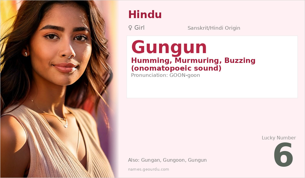 Gungun Name Meaning and Details