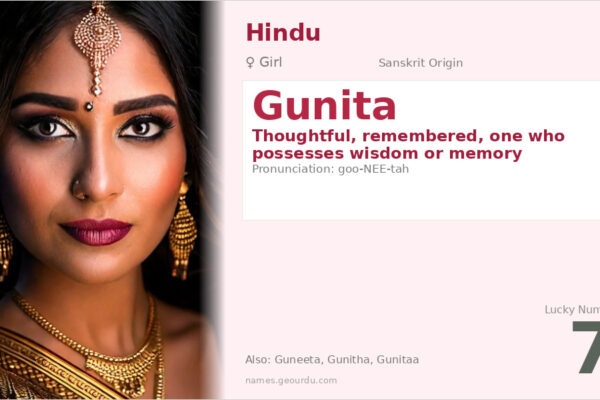 Gunita Name Meaning — Sanskrit Origin, Girl Name & Details (2025)