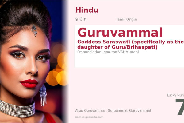 Guruvammal Meaning — Tamil Origin, Goddess Saraswati & Details (2025)