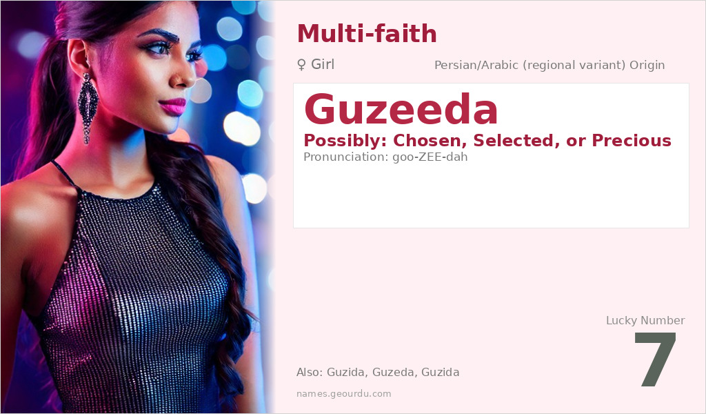 Guzeeda Name Meaning and Details
