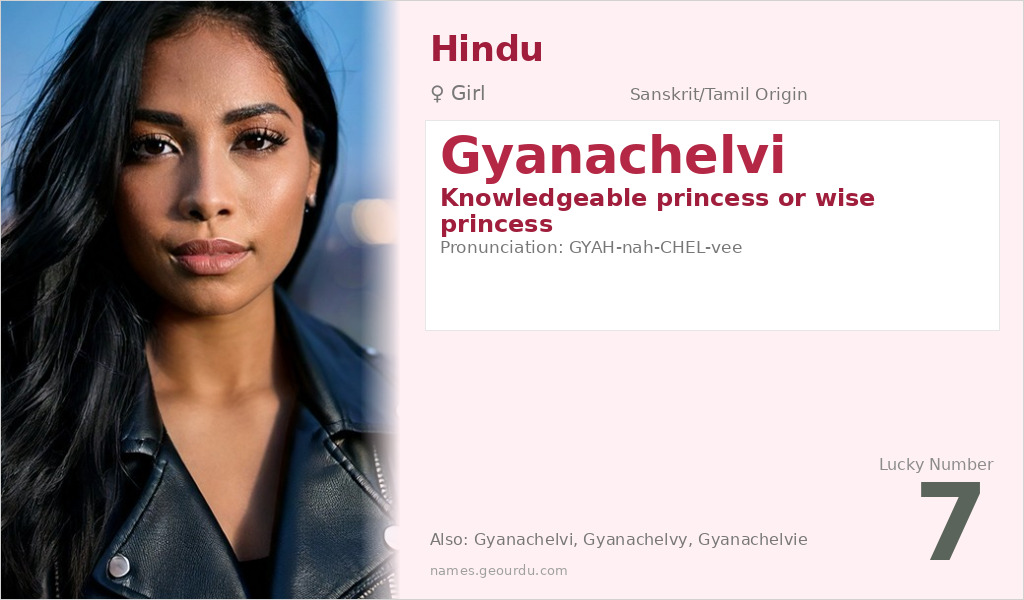 Gyanachelvi Name Meaning and Details
