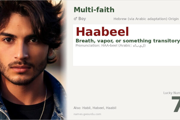 Haabeel Name Meaning — Origin, Gender & Details (2025)